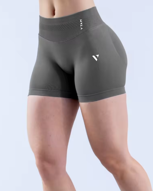 Vyam SculptFit™ Seamless Scrunch Shorts Grey